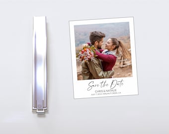 Personalized Save the date Photo Magnet / Custom Wedding Photo Magnets / Custom Save Our Date Photo Magnet / Fridge Magnets