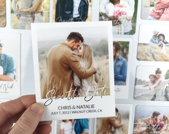 Personalized Save the date Photo Magnet, Custom Wedding  Fridge Photo Magnets, Save Our Date Photo Magnet, Fridge Magnets