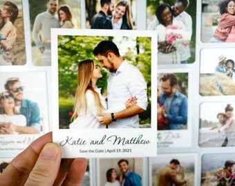 Personalized Save the date Photo Magnet / Custom Wedding  Fridge Photo Magnets / Save Our Date Photo Magnet / Fridge Magnets