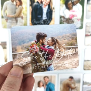 Save the date Photo Magnet / Custom Wedding Fridge Photo Magnets / Personalized Save Our Date Photo Magnet / Fridge Photo Magnets