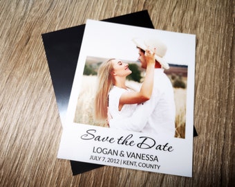 Personalized Save the date Photo Magnet / Custom Wedding Photo Magnets / Custom Save Our Date Photo Magnet / Fridge Magnets