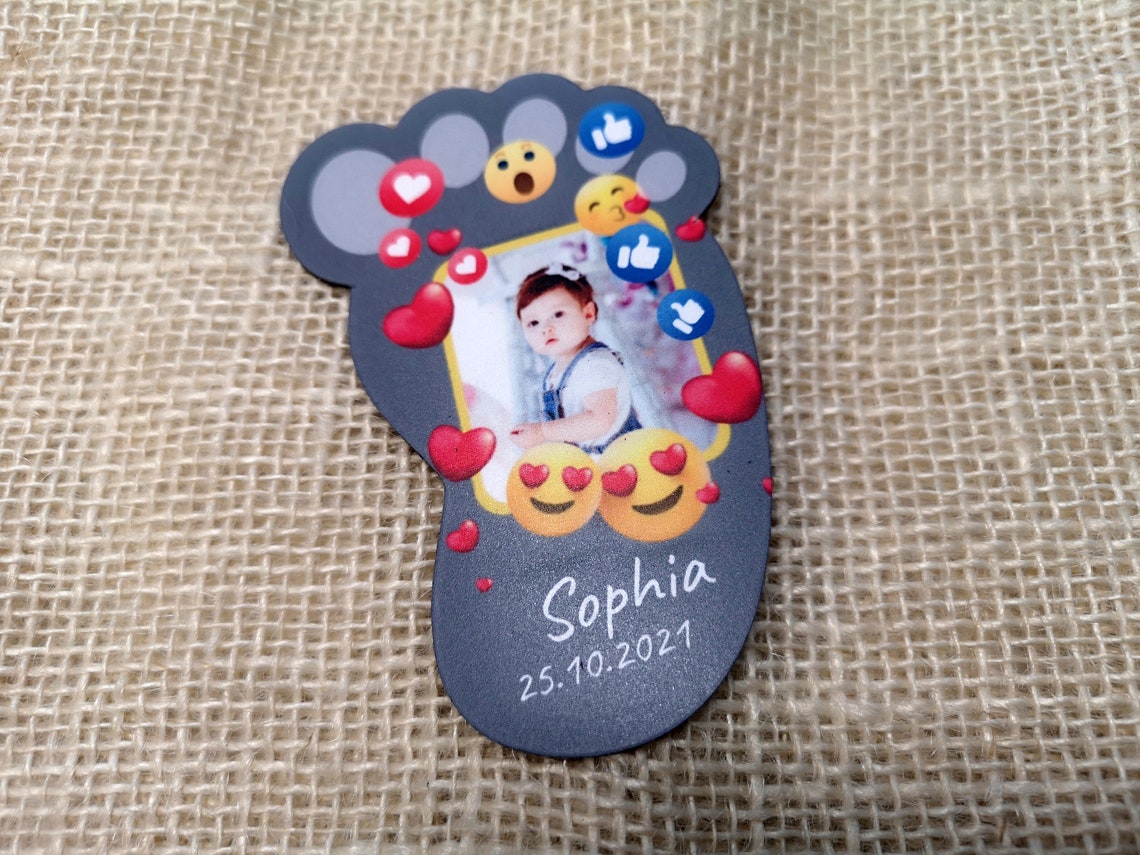 Personalized One Year Old Baby /Fridge / Custom Etsy