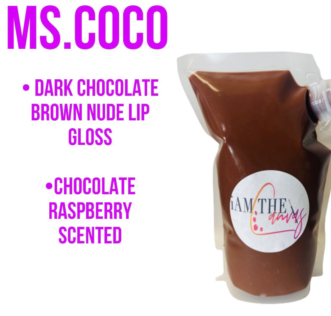 Lip Gloss Jar Premade Lip Gloss Nude Lip Gloss Pouch Etsy