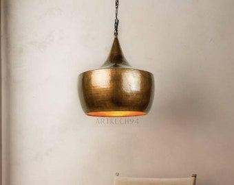 VINTAGE LAMP , handmade copper lamp , Copper Pendant Light ,Vintage Copper Pendant Light for Island kitchen and bedroom style