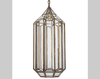 glass light , Moroccan lighting style Elegance Filigrain suspension light , brass handmade moroccan pendant light 2