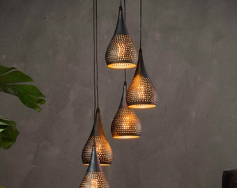 pendant lamps , handmade marrakech light style , pendant light , vintage brass lamp