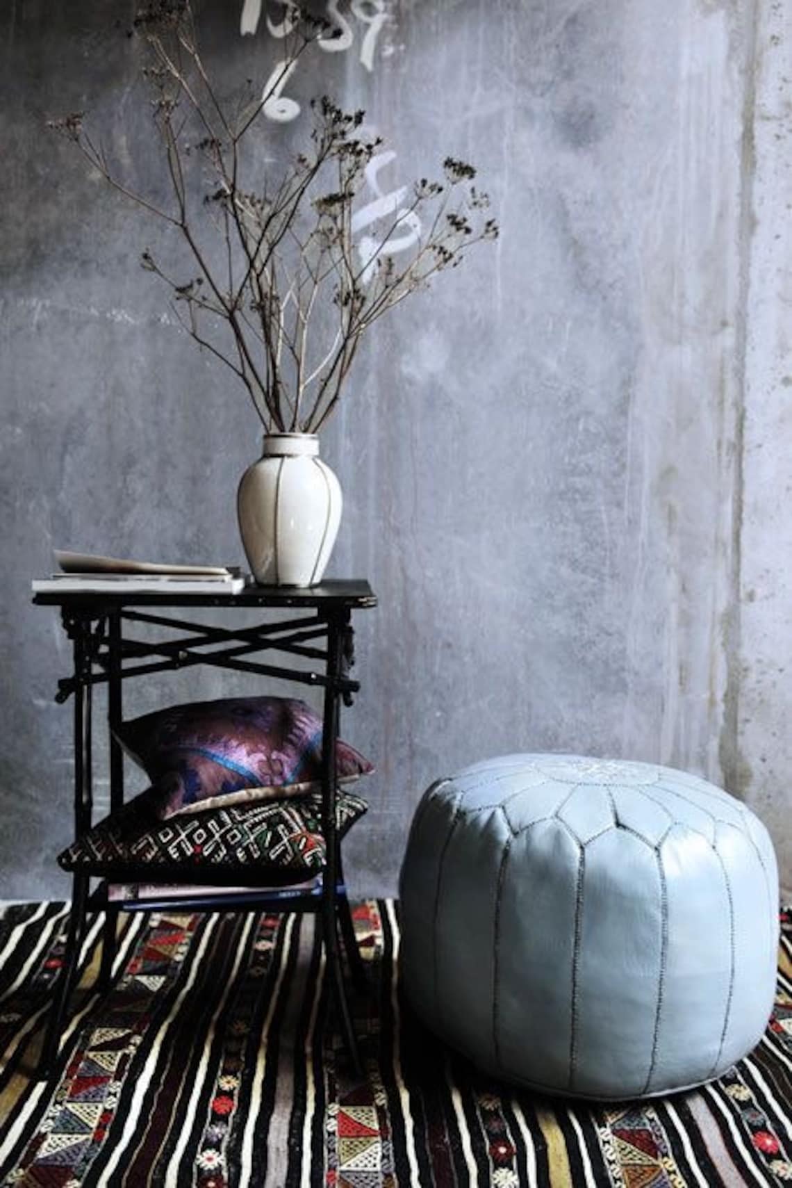 Handmade pouf