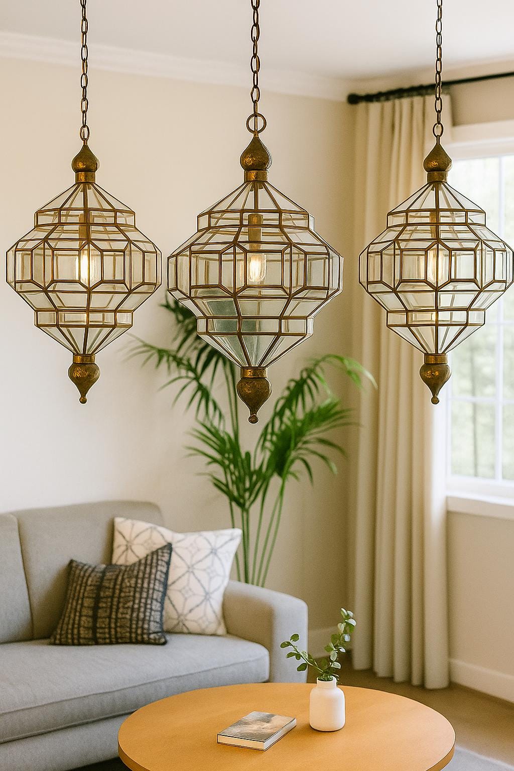 Gold Moroccan Lantern