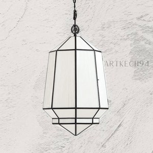 glass light ,ceiling Moroccan lighting style Elegance Filigrain suspension light , milky glass and brass handmade moroccan pendant light