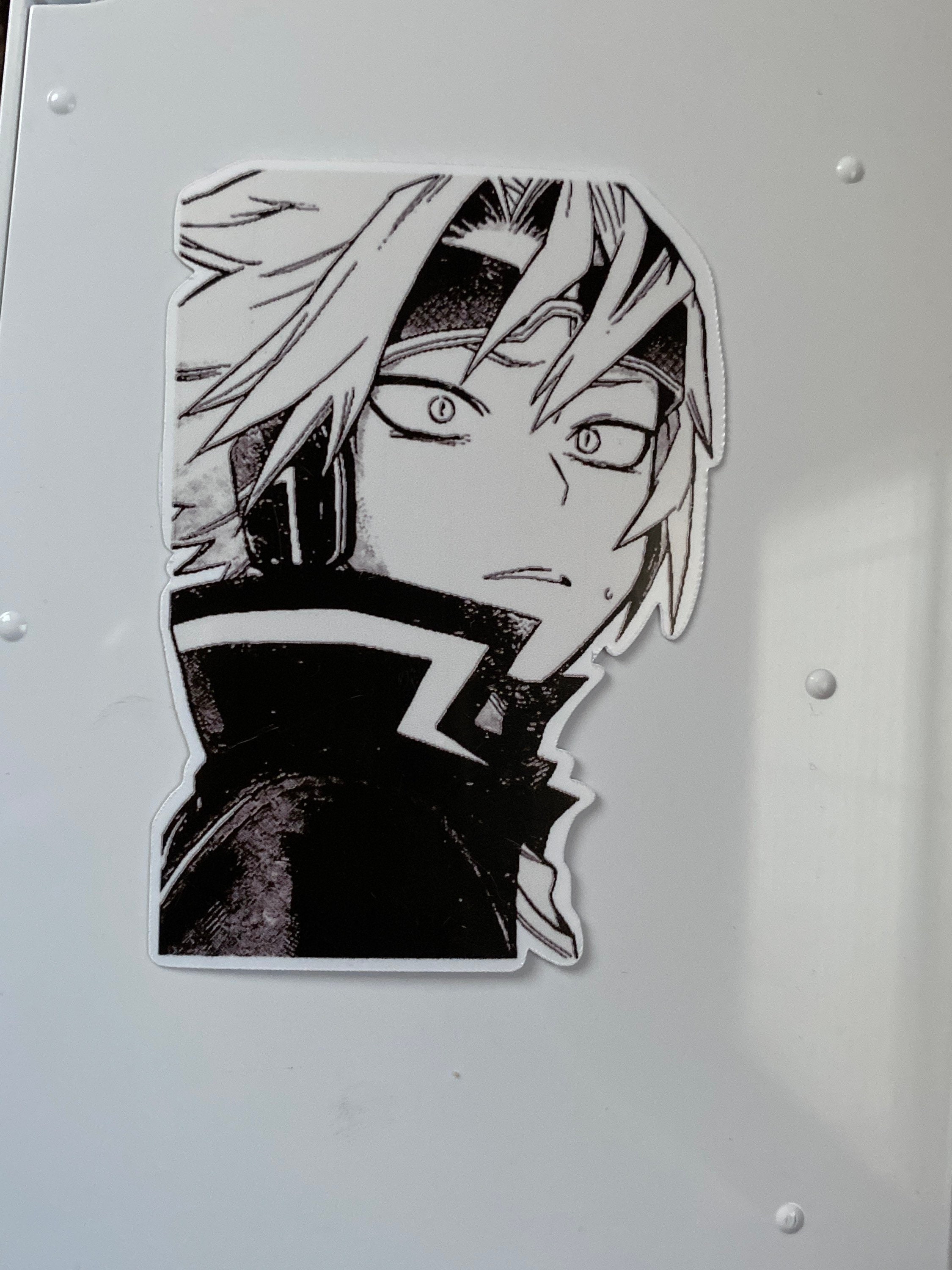 my hero academia mha glossy waterproof manga stickers etsy