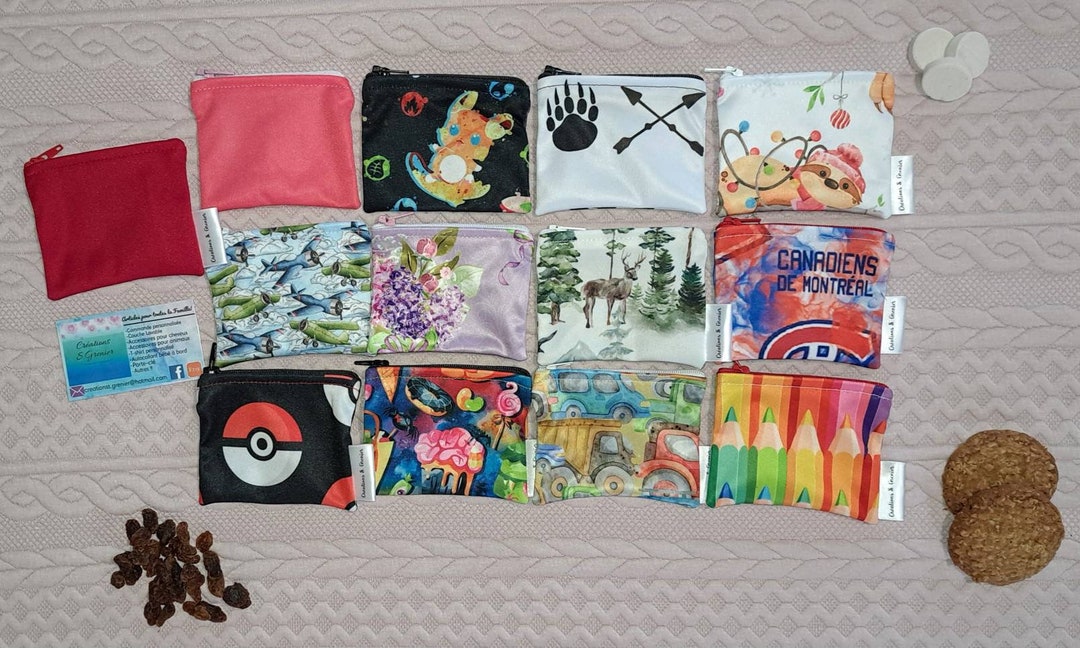 Reusable Ziploc Bag Snack Format Mini Ziploc Bag Etsy