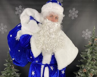 Santa claus blue suit best sale