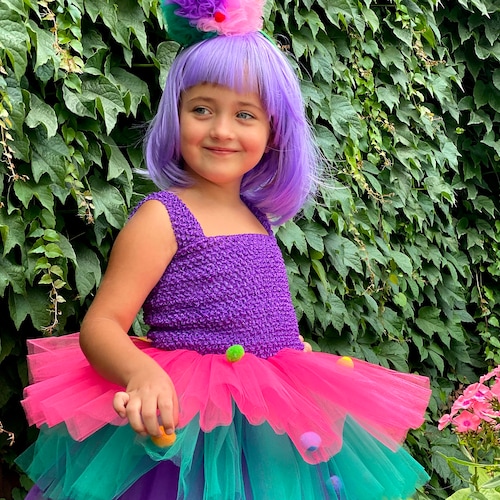 candyland birthday dress Baby Girls Rainbow Candy Tutu Dress Lollipop Halloween Costumes for Kids Girl Candyland Party