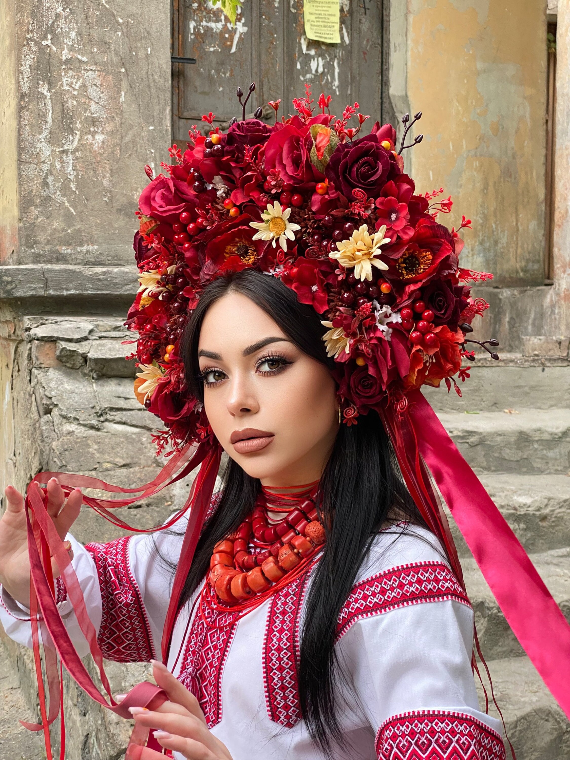 Flower on sale head gears