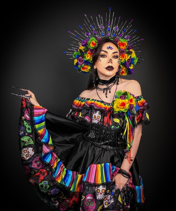 Day of the Dead Sweetheart Costume Girls Day of the Dead Sweetheart Costume Girls