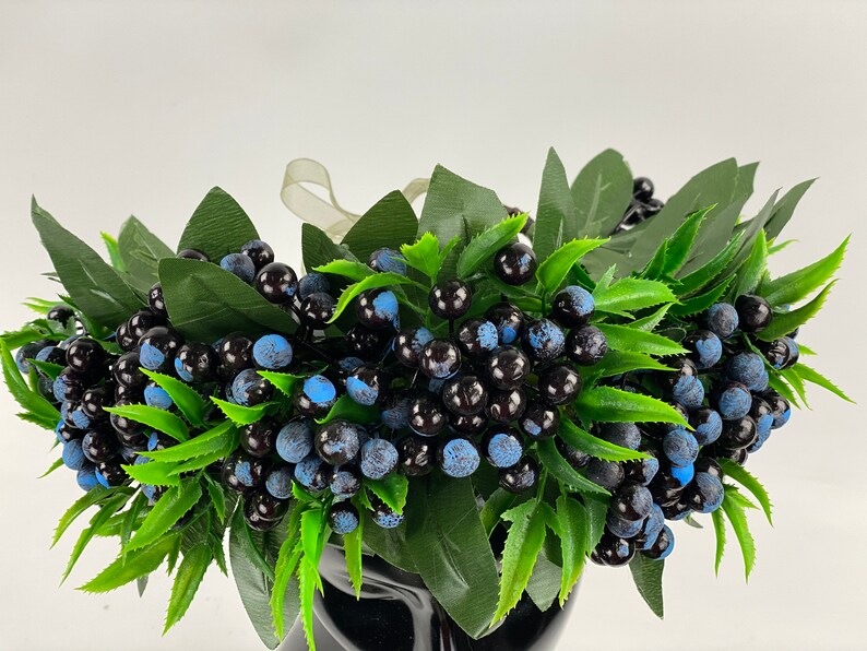 Large Blueberry Crown With Berries Fairy Headdress Berry Etsy