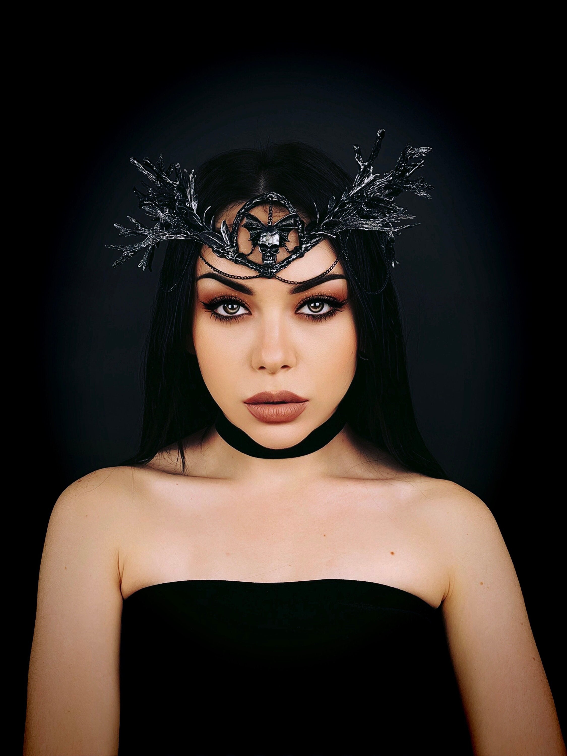 dark fairy headpiece