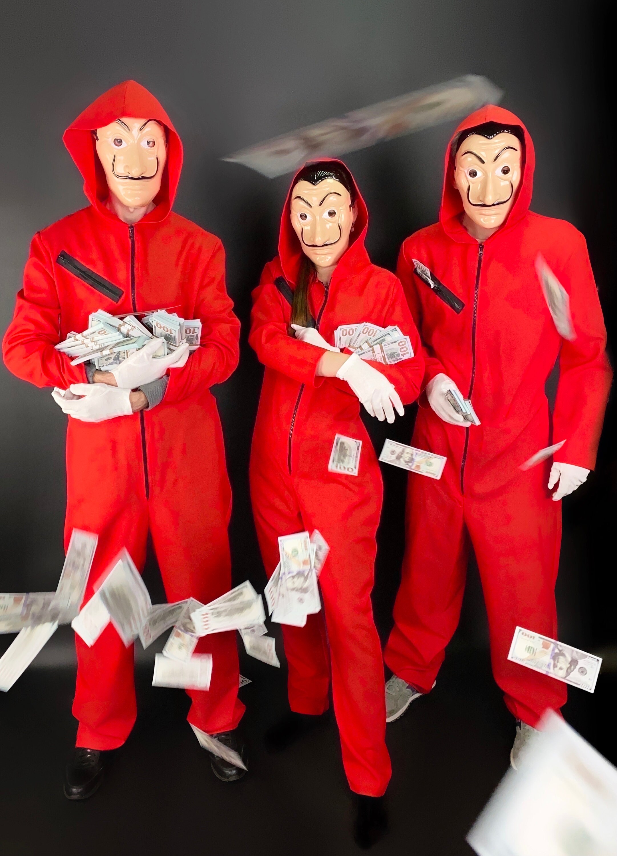 Traje de La Casa De Papel, cosplay de La Casa De Papel, mono y robo de  dinero de máscara de Salvador Dalí, Netflix Tokio, Río, el Profesor - Etsy  México