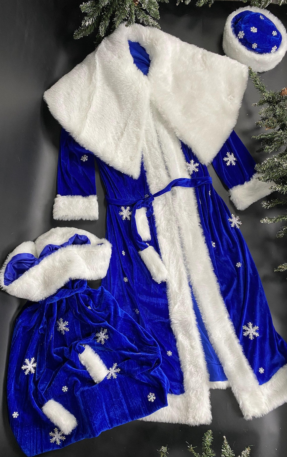 Santa Claus Christmas Costume Saint Nicholas Christmas - Etsy