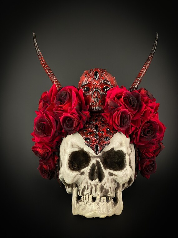 Cerchietto Halloween Con Velo E Teschio - Accessorio Cosplay Per Feste, Compleanni E Eventi A Tema