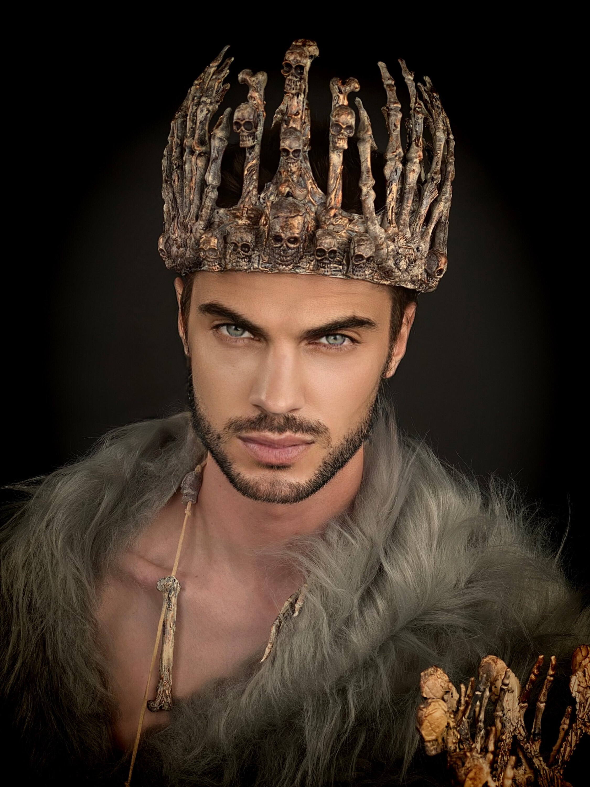 Voodoo Priest Dark Kings Mens Crown Skull King Crown of Etsy