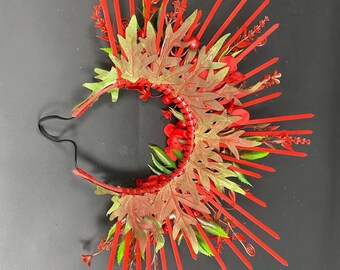 中目黒uncinq valo adornments head piece Luxury Ukrainian Flower Headdress, Ethnic Headdress, Boho