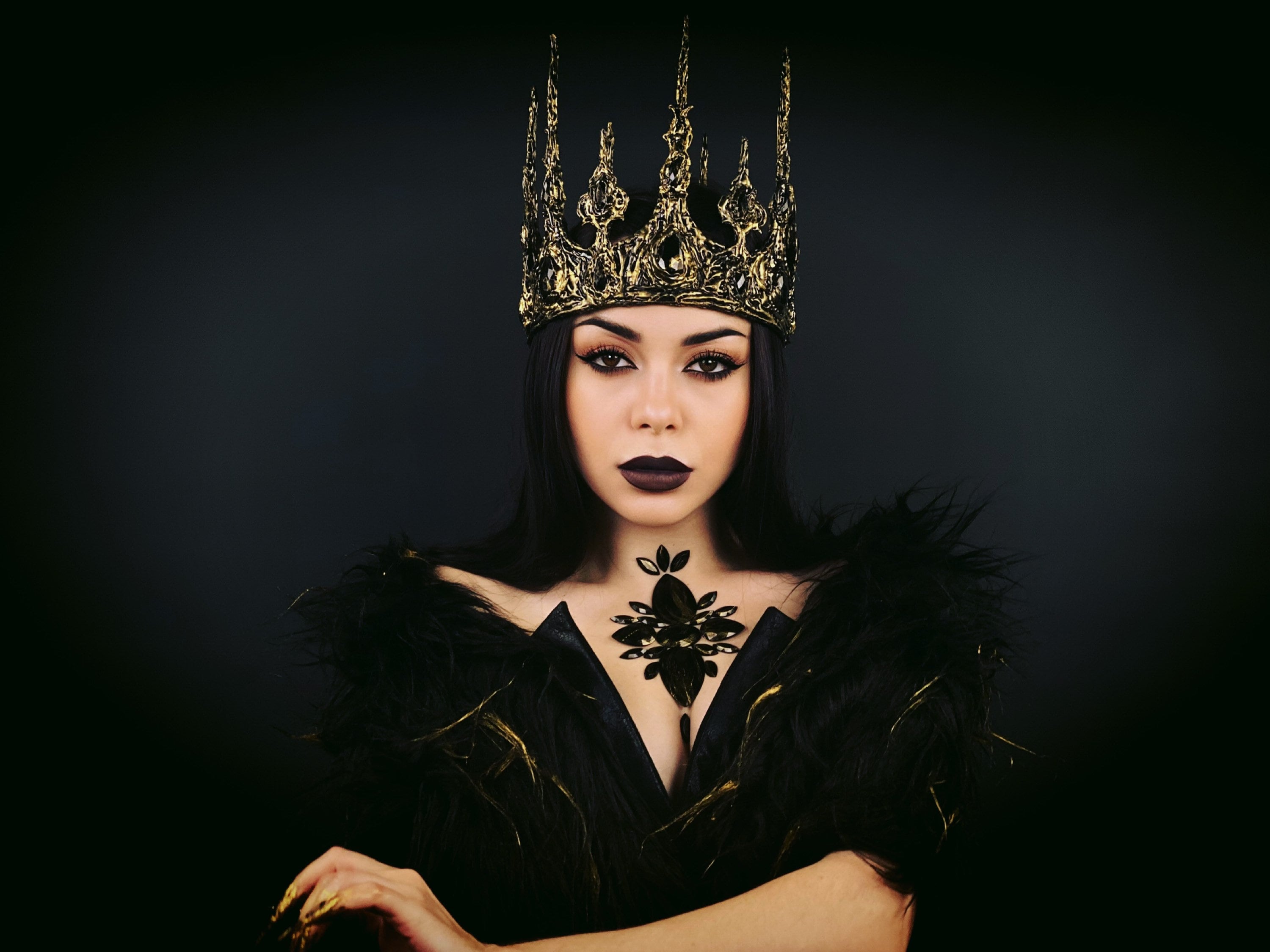 Skeleton crown, sugar skull crown, dark fairy crown, gothic crown