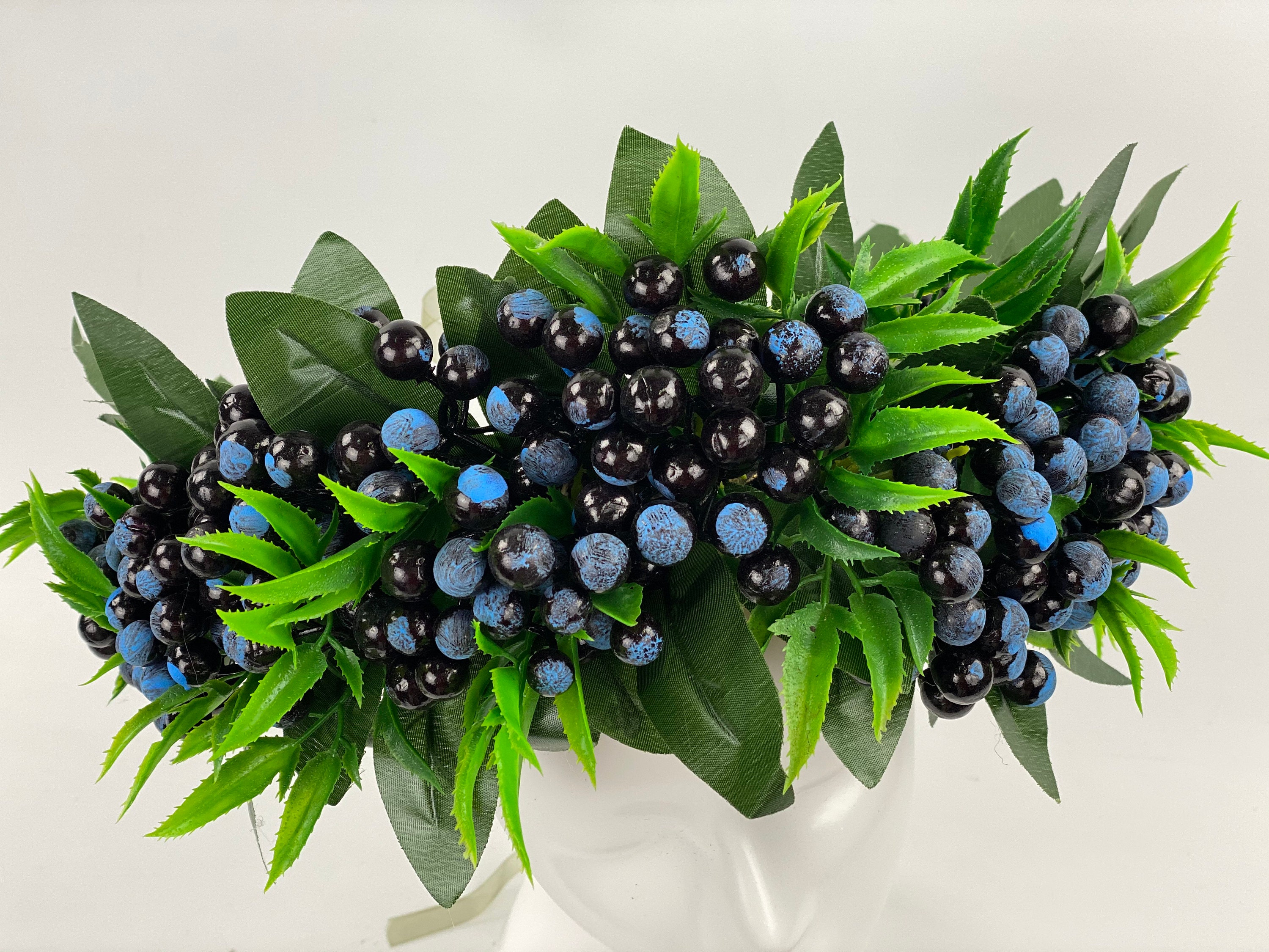 Large Blueberry Crown With Berries Fairy Headdress Berry Etsy