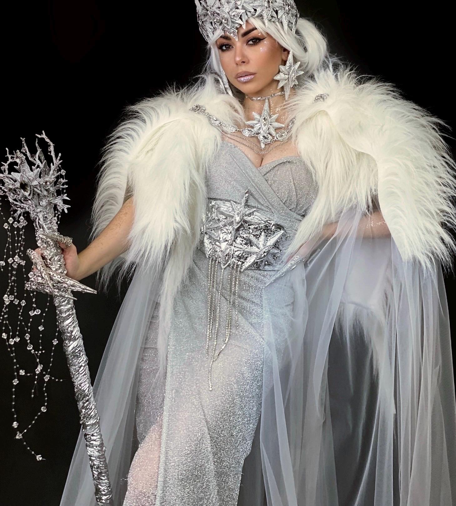 Delle Nevi Veneziano Vestito Di Carnevale Principessa Dei Ghiacci