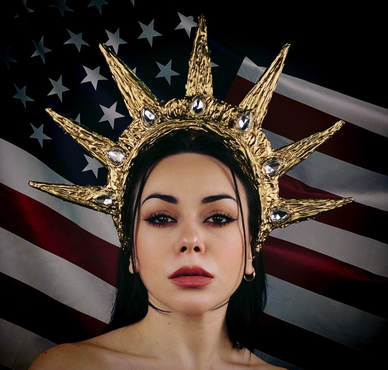 Statue of Liberty Crown Liberty Headdress New York Crown Etsy