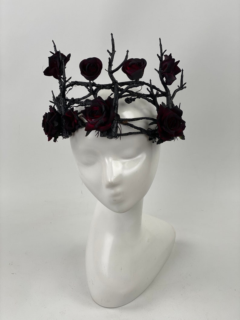 Couronne gothique coiffure de sorcière coiffure gothique ...