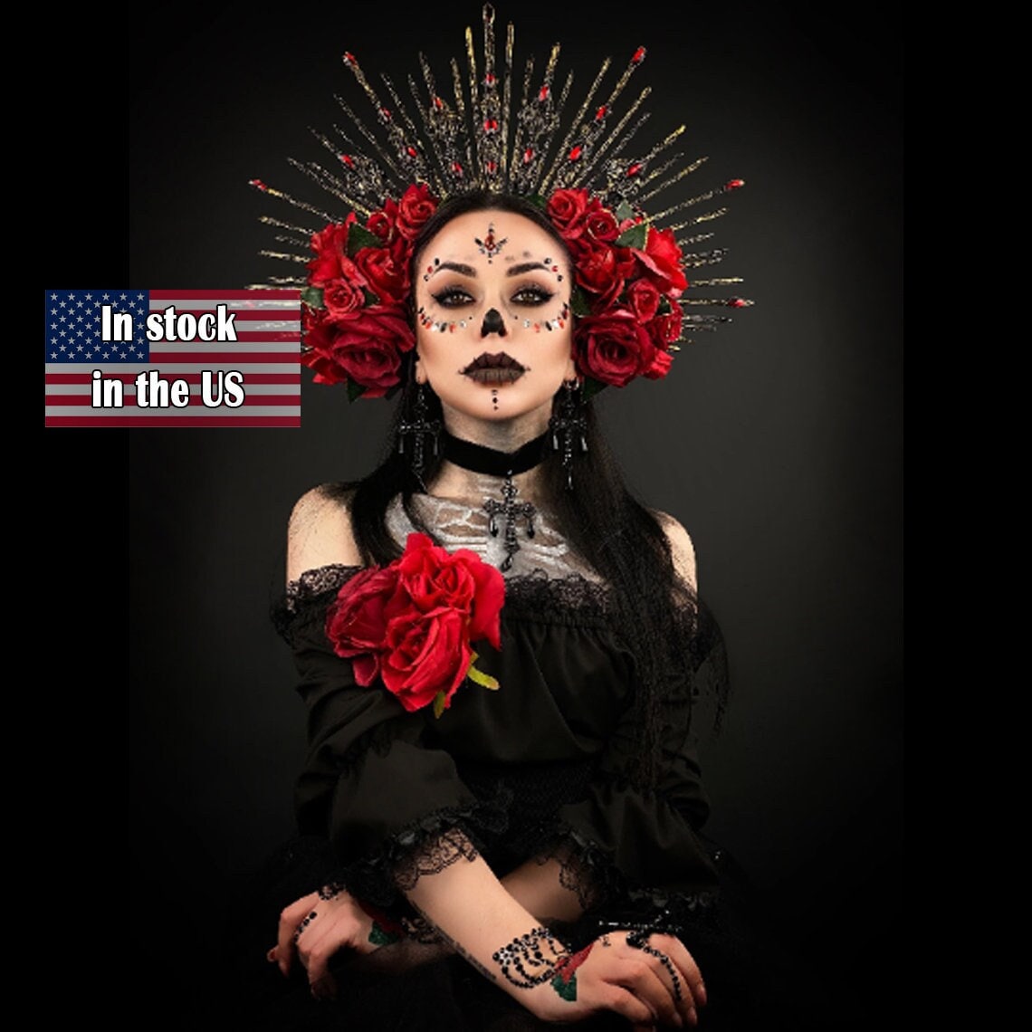 Santa Muerte, Dia De Los Muertos, Santa Katarina, Sugar Skull