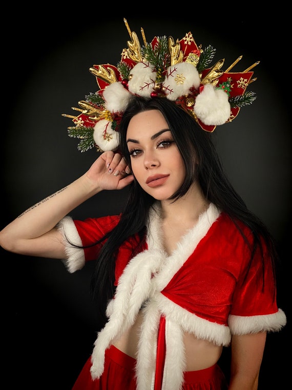 6-tlg. Rentier-Geweih Stirnbänder Set – Weihnachts-Kopfschmuck Für Kinder & Erwachsene