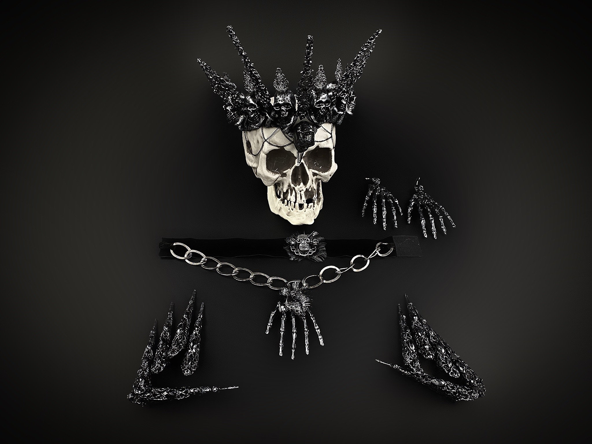 ゴシッククラウン、邪悪な女王、ダークフェアリークラウン