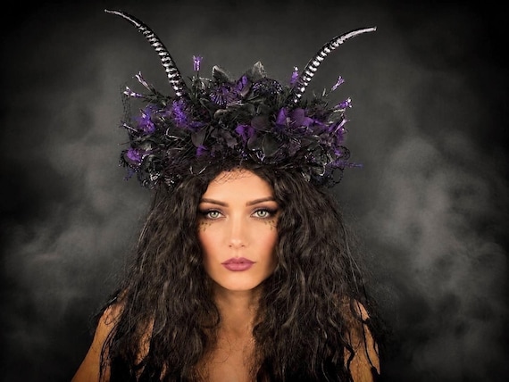 Witch of the Woods Headdress from Etsy Forest Witch Hat - Etsy main image 3