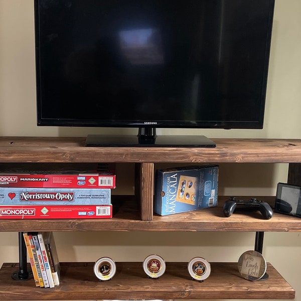 Floating Media Console Etsy