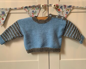 Name Cardigan | 9-12 months | Personalised Cardigan | Hand Embroidered Cardigan | Pre-loved Knit | Art of Parenting Four
