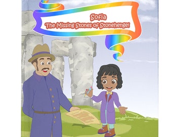 Personalised Childrens Book Your Child Visits Stonehenge I  Super Personalised Childrens Book 200+ options I Your Child The Hero