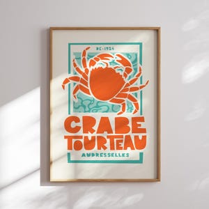 Kitchen Prints Set of 3 Prints | French Shellfish Seafood Posters | Mid ...