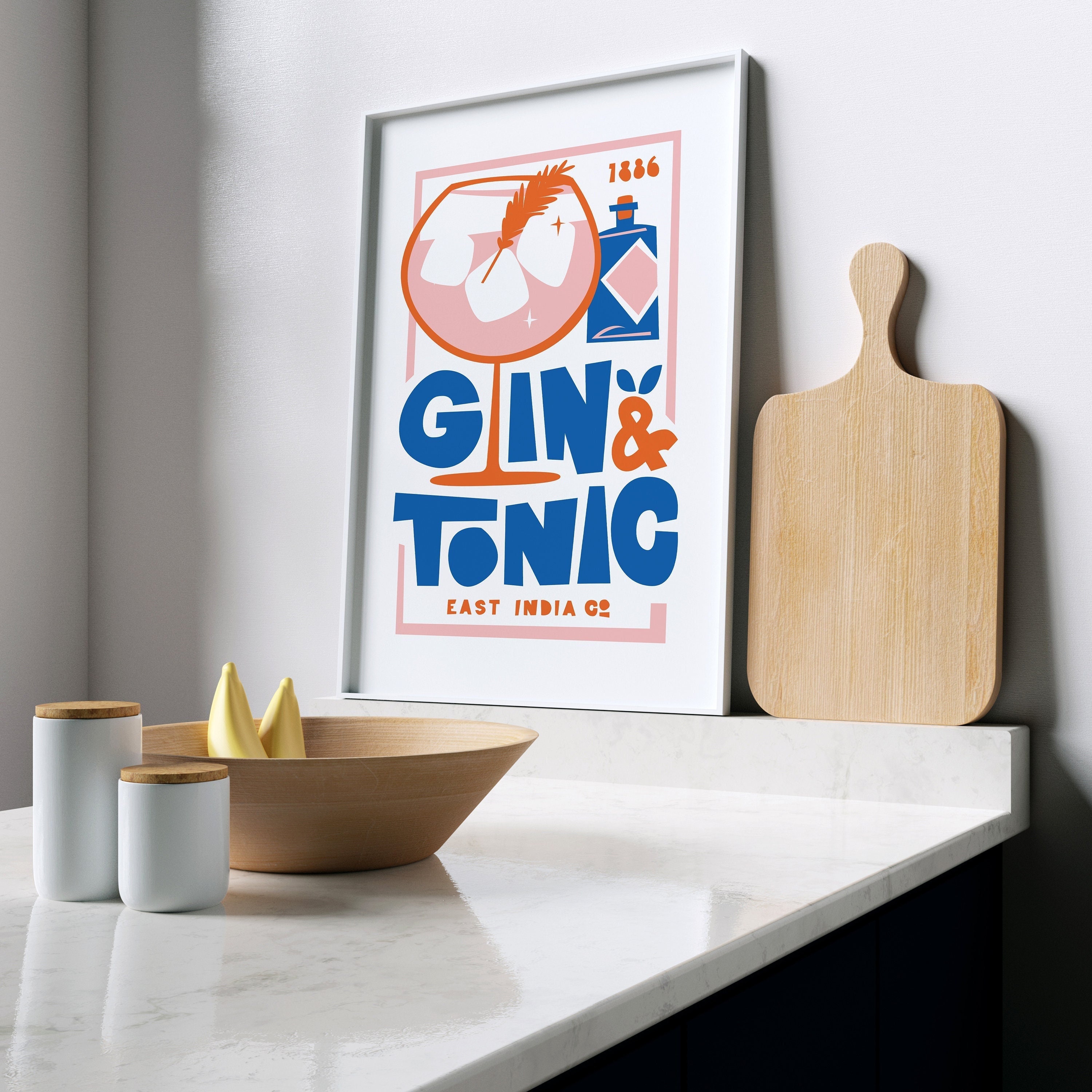 Gin and Tonic Poster - Etsy