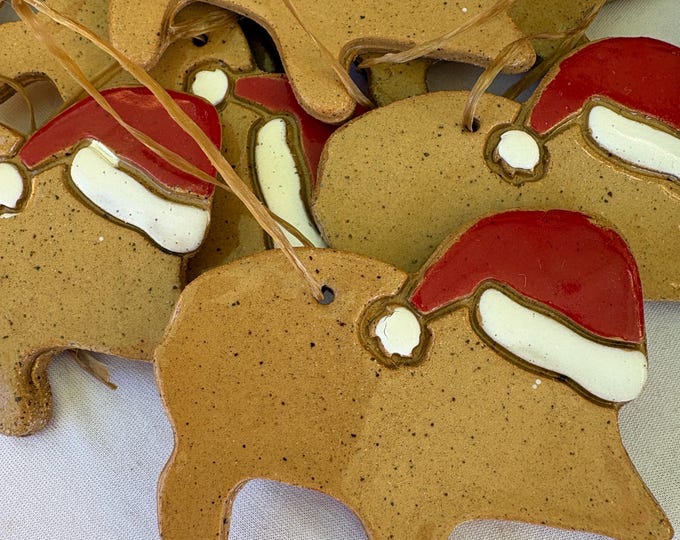 Santa Javelina Ornamnets