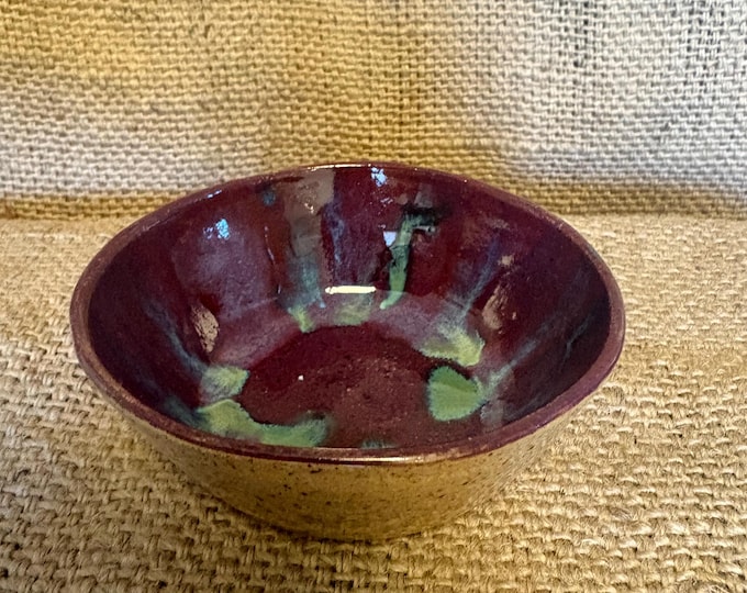 Small decorative wheel thrown bowl