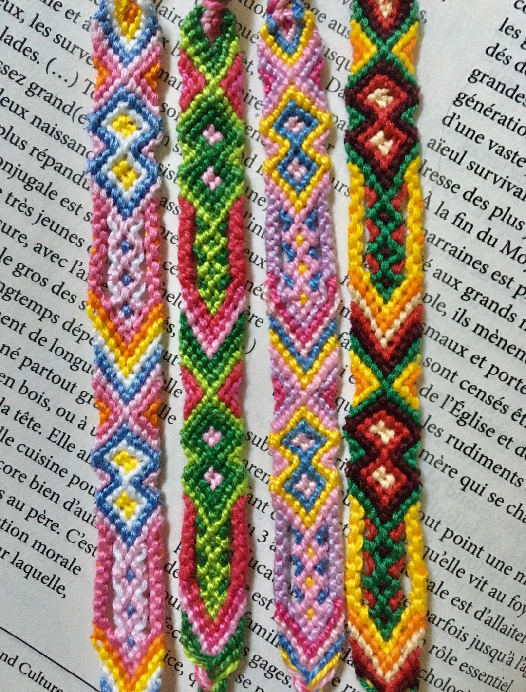 Aztec-inspired Friendship Bracelets - Etsy