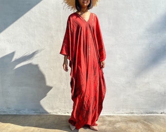 caftan style evening dress