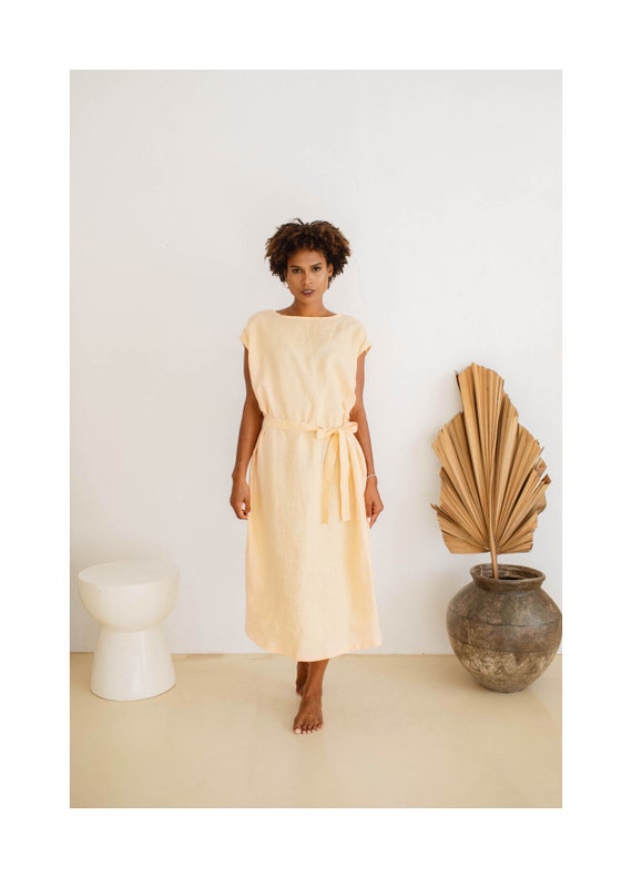 open lace back dress Maxi Linen Dresses for Women 2025 Summer Short Sleeve V Neck Cotton Linen  Long Flowy Dress Flowy Comfy House Maternity Dress a Line Tiered Plus Size  Maxi Dresses Lightweight Long Sundresses for main image 1