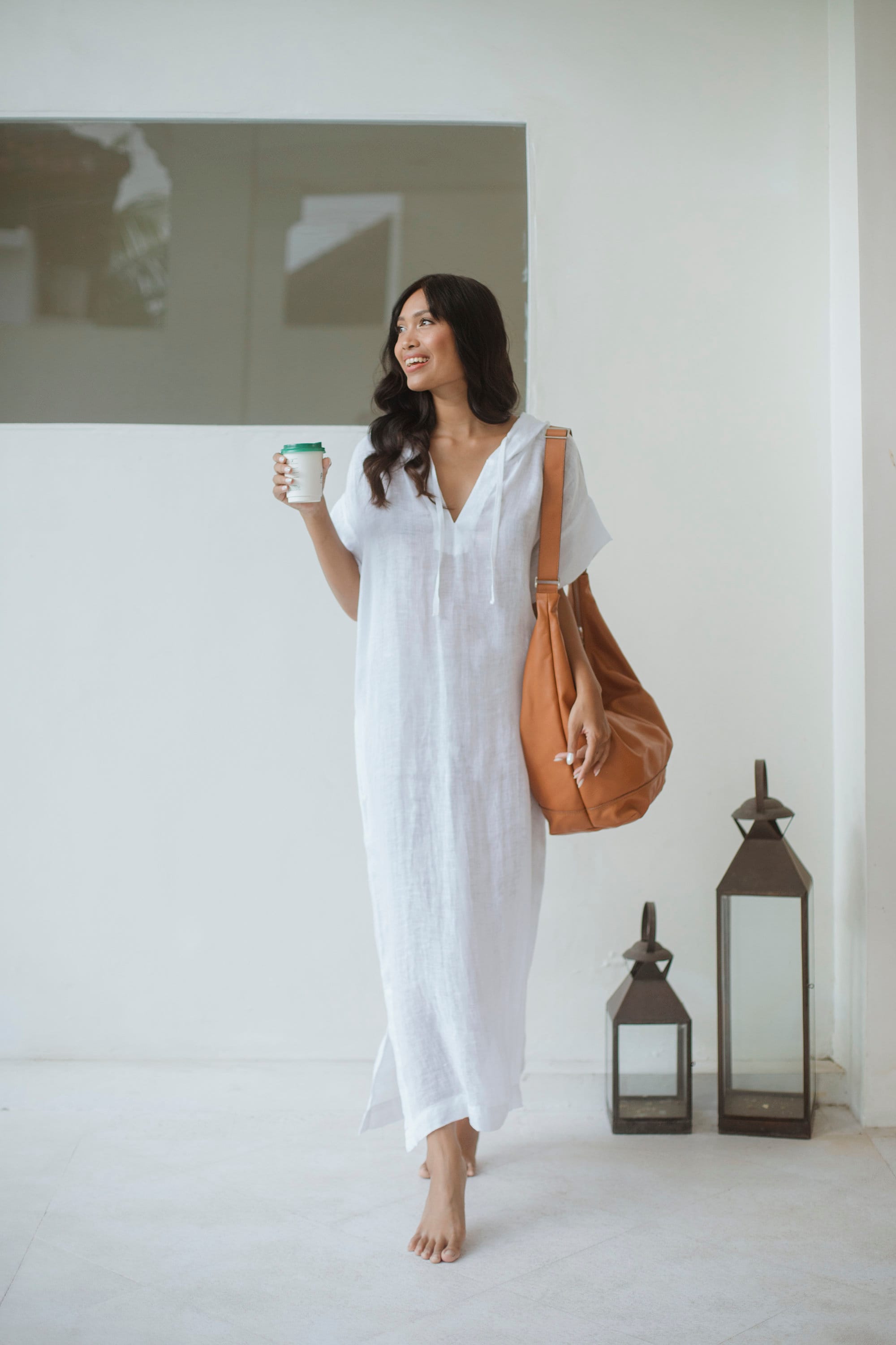 Premium Kaftan - Weiß main image 1