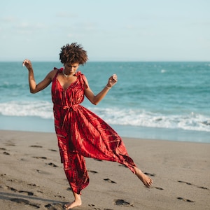 Harem Jumpsuit Beach Cover Up Jumpsuit Women Bohemian Clothing Summer Jumpsuit Beach Dress Torso Fits XS M L Etsy