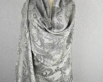 Silk Scarf, Silk Shawl, Scarf For Women, Long Silk Scarf,