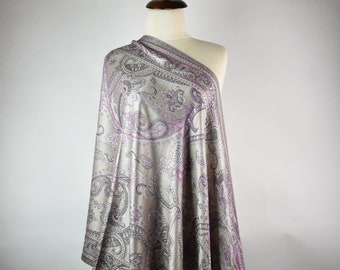 Foulard Femme, Foulard Soie, Silk Scarf Women, Evening Shawl Wrap,