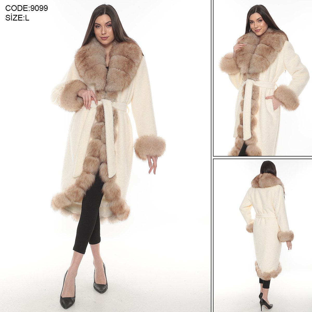 Manteau Femme ESMAR Créations En Alcantara Bleu Taille 40 - Superbe Trench Neuf Sans étiquettes